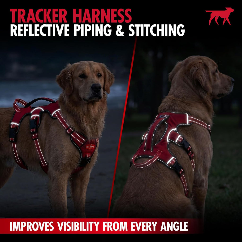 Escape Proof No Escape Dog Harness | 5 Point Adjustable Fit Harness for Dogs | Padded Dog Harnesses | Handle Dog Lift Harnesses