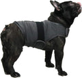 Breathable Dog Shirt for Thunderstorm, Dog Anxiety Vest Jacket Warp,Puppy Calming Coat Anxiety Relief (M, Grey)